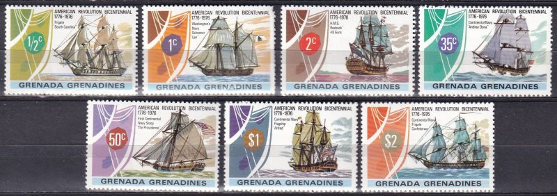 Grenada Grenadines #174-80  MNH CV $5.00 (Z7866)