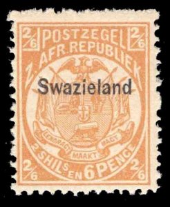 MOMEN: SWAZILAND SG #7 1890 MINT OG H £325 LOT #66275