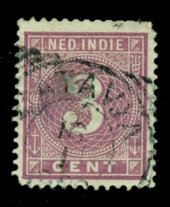 Netherlands Indies 1890 #20 U SCV(2018)=$0.25