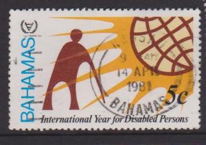 Bahamas Sc#484 Used