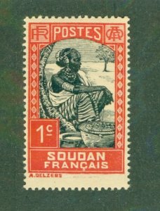 FRENCH SUDAN 61 MH BIN $0.50