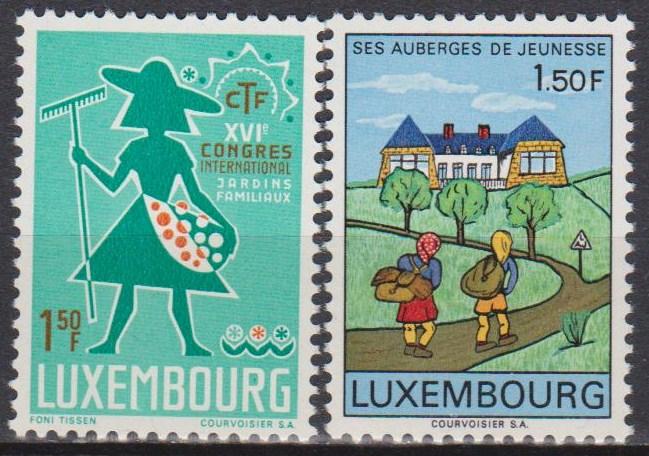 Luxembourg #454-5 MNH F-VF (B84)