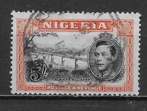 Nigeria 64 5sh River single Used