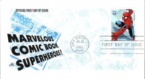 #4159a Spiderman Artcraft FDC