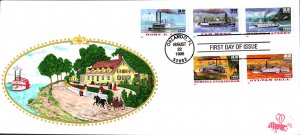 #3091-95 Riverboats B Line FDC