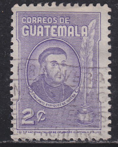 Guatemala 315 Friar Payo Enriquez de Rivera 1945