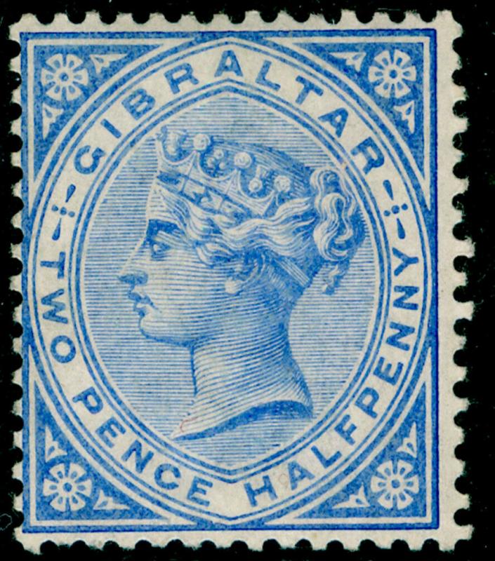 GIBRALTAR SG11, 2½d Blue, LH MINT. Cat £85.