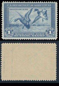 U.S. REV. DUCKS RW1  Mint (ID # 89652)