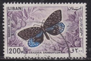 Lebanon C434 Erasmia Sanguiflua 1965