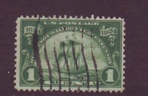 United States Sc614 1924 1 c New Netherlands stamp used