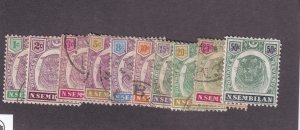 Negri Semb. Scott # 5 - 14 Set F-VF used nice color cv $ 445 ! see pic !