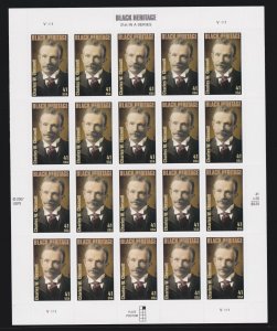 US 4222 41c Black Heritage Charles Chesnutt Mint Stamp Sheet Mint NH