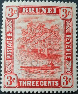 Brunei 1908 Three Cents SG 37 mint.