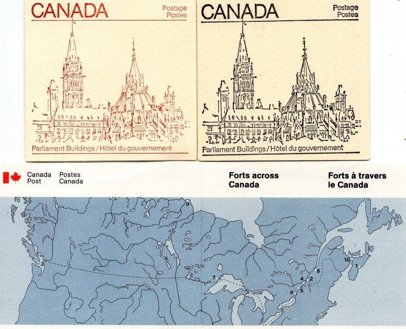 CANADA 1983 SET OF 3 BOOKLETS MNH