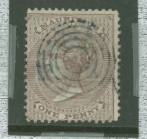 Mauritius #32v Used Single