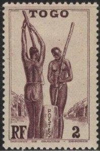 Togo 270 (mh) 2c Togolese women, brn vio (1941)