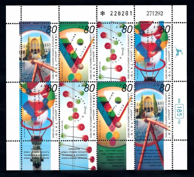 [57371] Israel 1993 Museum of science MNH sheet