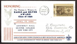 U.S.A. Honoring The Thomas Watson, Eagle and Silver Award (1956) Cover