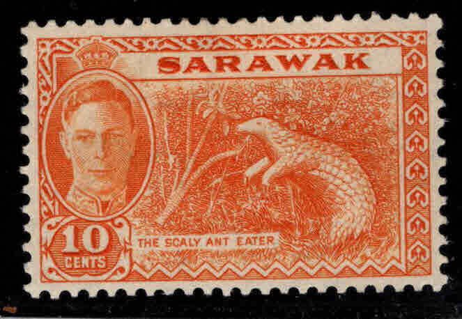 SARAWAK Scott 186 MH* 1950 Ant Eater stamp