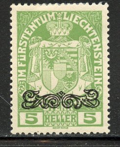 Liechtenstein # 11, Mint Hinge.