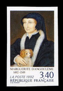 France, 1950-Present #2285 (YT 2746) Cat€20, 1992 Marguerite D'Angouleme (P...