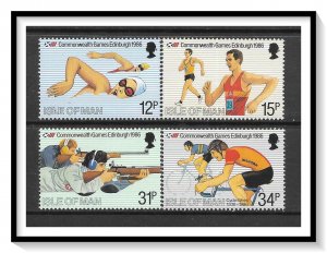 Isle of Man #297-300 Commonwealth Games Set MNH