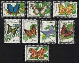 Sierra Leone Butterflies 8v 1989 MNH SG#1312-1319