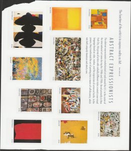 # 4444 MINT NEVER HINGED ( MNH ) ABSTRACT EXPRESSIONISTS