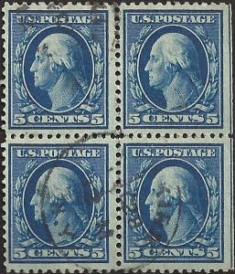 # 378 USED BLUE GEORGE WASHINGTON 3 MM SPACEING