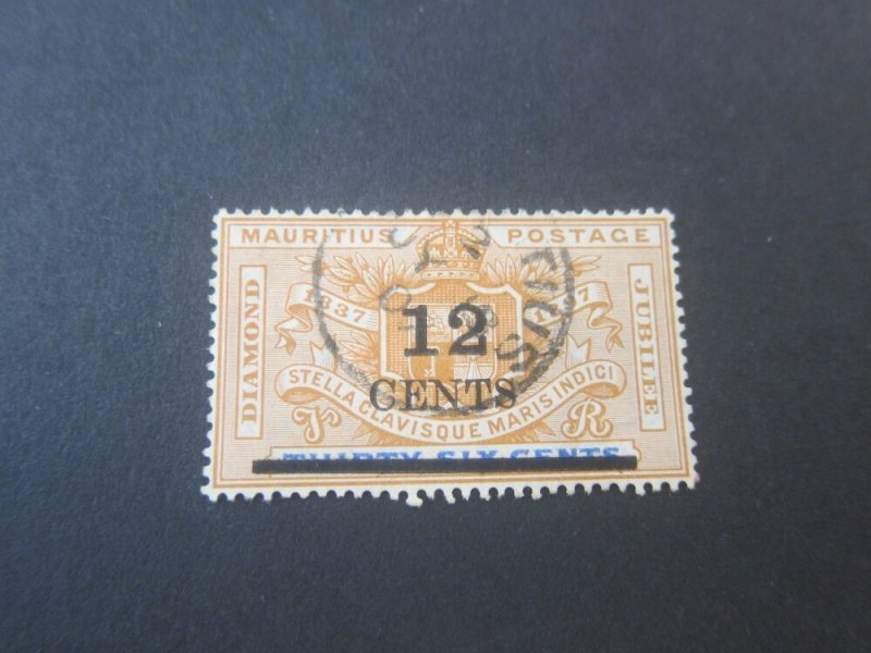 Mauritius 1902 Sc 127 FU