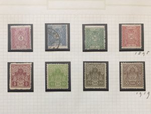 Serbia Early/Mid Used MH Collection (Apx 100) on 6 Pages AB1782