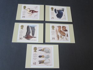 Great Britain 1996 Sc 1653-7 PC Bird set MNH