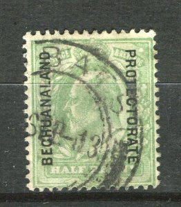 BECHUANALAND; 1903-4 early ED VII issue fine used Shade of 1/2d. value