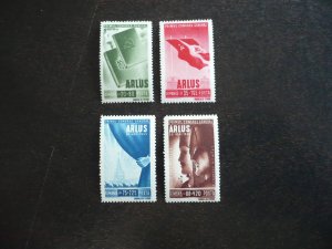 Stamps - Romania - Scott# B268-B271 - Mint Hinged Set of 4 Stamps