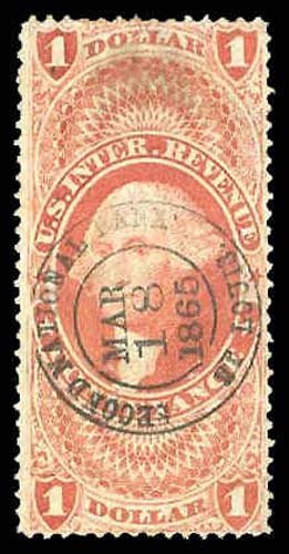 U.S. REV. FIRST ISSUE R66c  Used (ID # 81296)