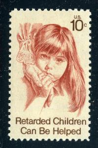 Scott #1549 - Retarded Children Issue - MNH