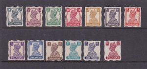 India 1941 Sc 168-179 KGVI set MH