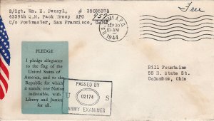 United States A.P.O.'s Soldier's Free Mail 1944 U.S. Army, A.P.O. [957] Schof...