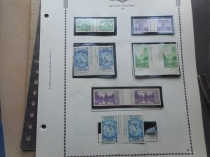 U.S. Collection of 14 Mint Pairs from 1935 Era