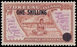 Tokelau #5, Complete Set, 1956, Never Hinged