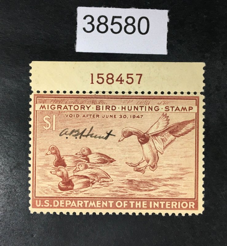 US STAMPS # RW13 DUCK PLATE SINGLE USED $13 LOT #38580
