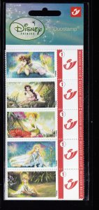 Belgium**DISNEY FAIRIES/ELFEN-Booklet 5 DUOSTAMPS-2007-Cartoons - sealed