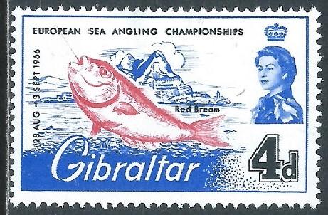 Gibraltar, Sc #177, 4d MH