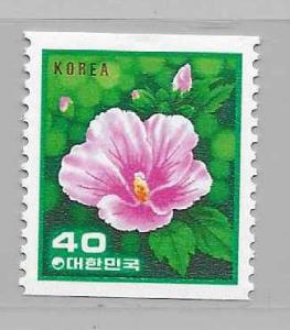 Korea 1449 40w Flower Coil single MNH