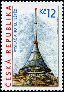 Czech Republic 2008 MNH Stamps Scott 3379 Landscapes Television Tower