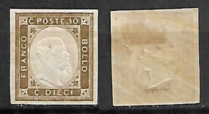 ITALY SARDINIA 1862 Sc.#11, MH