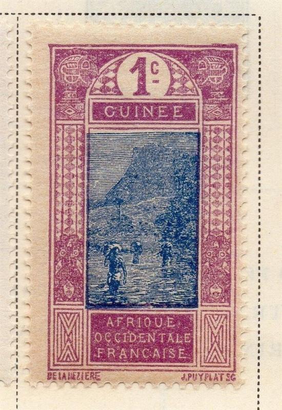 French Guinea 1906 Early Issue Fine Mint Hinged 1c. 144051