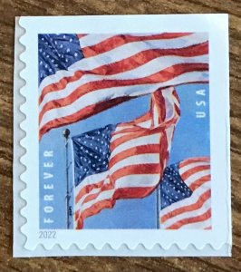 US MNH #5658 Booklet Single Flags (.58)