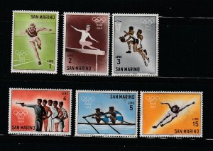 San Marino 582-586 MH Sports, Olympics