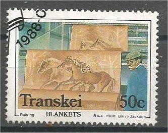 TRANSKEI, 1988, CTO 50c, Blanket. Scott 206